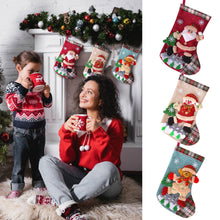 Load image into Gallery viewer, Christmas Stockings 3 Pack, 19 inch-Red and Green
