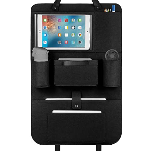 Car backrest protector, car seat organizer