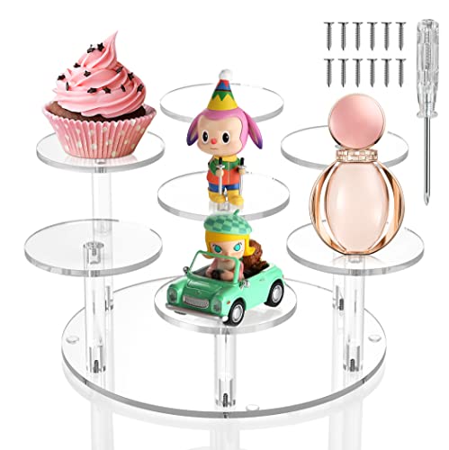 LUCMO Display Shelf Cupcake Riser Stand
