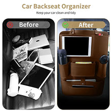 Load image into Gallery viewer, Car backrest protector, car seat organizer
