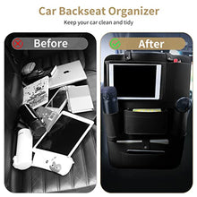 Load image into Gallery viewer, Car backrest protector, car seat organizer
