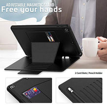 Load image into Gallery viewer, Multi-Angle Case Compatible with iPad 10.2 Inch 8th and 7th Generation , Black

