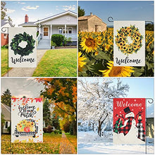 Load image into Gallery viewer, Seasonal Garden Flags 12×18 inch Set of 4
